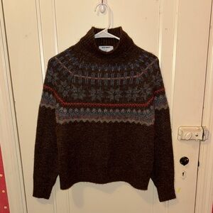 CLEANOUT SALE LAST DAY⭐️Old Navy Brown Sweater with Pattern